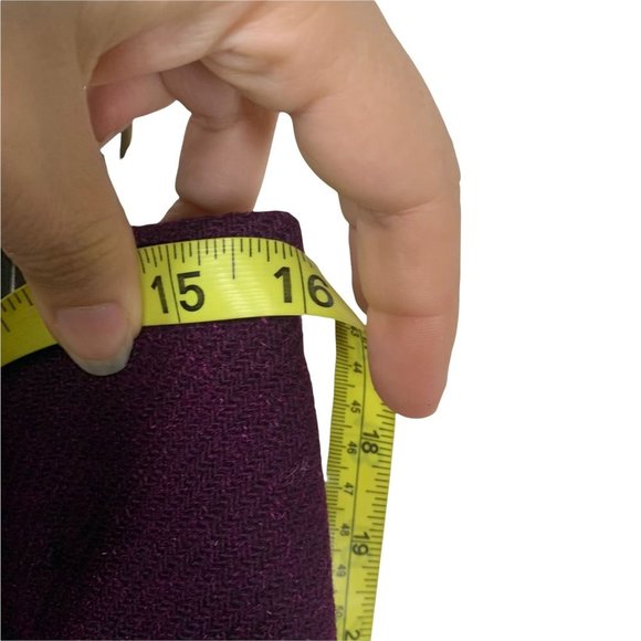 Vintage 50s Dereta Purple Blazer Pencil Skirt Set Large - Picture 11 of 15